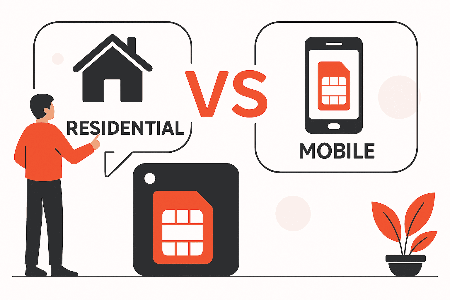 Residential vs Mobile Proxies: Which One Should You Choose in 2025?